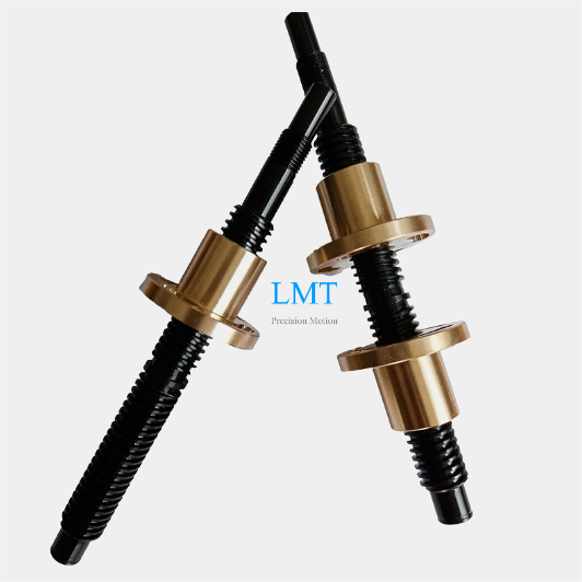 Tr10x2 Right And Left Hand Thread Lead Screws T10 with Bronze Flange Nut ROHS Compliant Tr10x2 Right And Left Hand Thread Lead Screws T10 with Bronze Flange Nut ROHS Compliant