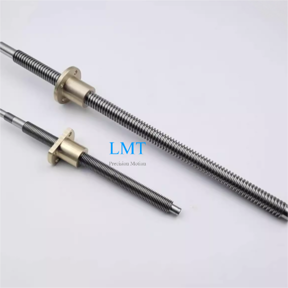 Diameter 12.7mm Lead 2.54mm Tr12.7x2.54 ACME Lead Screw with Flange Nut Diameter 12.7mm Lead 2.54mm Tr12.7x2.54 ACME Lead Screw with Flange Nut