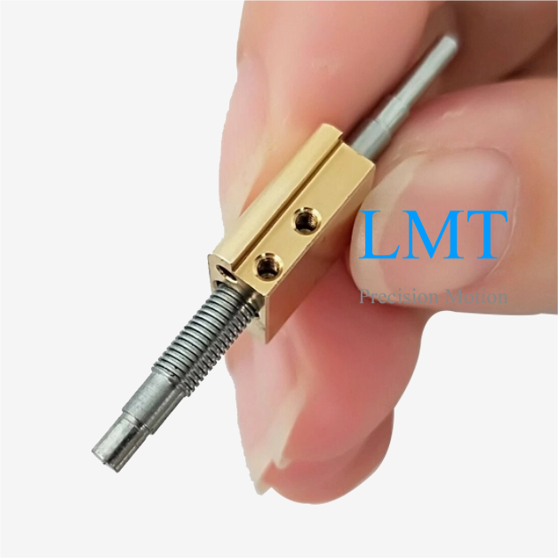 T3 Tr3x0.5 ROHS Compliant Lead Screw 0.5mm Pitch Single Thread Start with Copper Alloy Nuts T3 Tr3x0.5 ROHS Compliant Lead Screw 0.5mm Pitch Single Thread Start with Copper Alloy Nuts