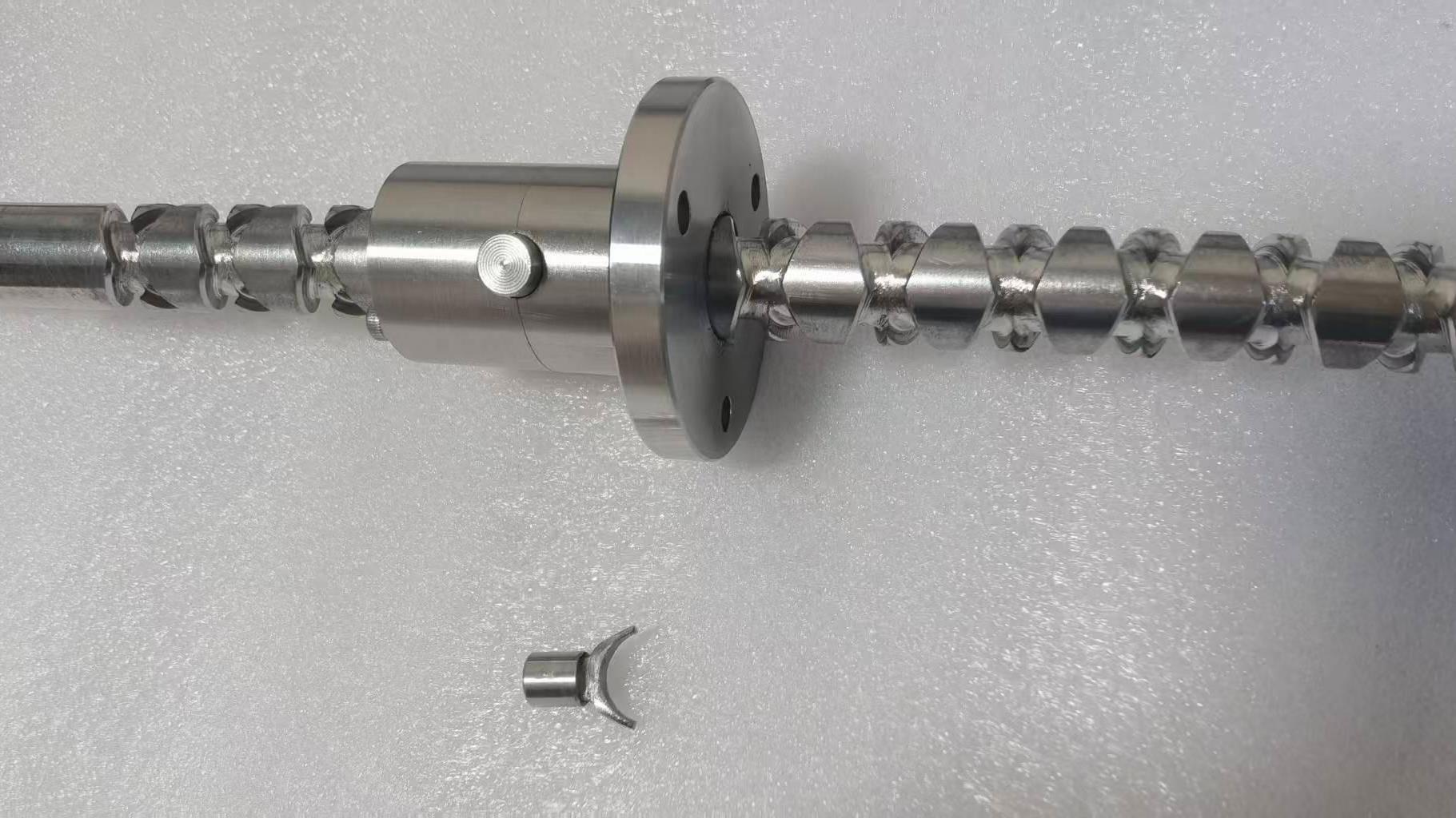 SS316L Block Nut Self Reversing Screw with Duplex 2507 Stainless Steel Pawl SS316L Block Nut Self Reversing Screw with Duplex 2507 Stainless Steel Pawl