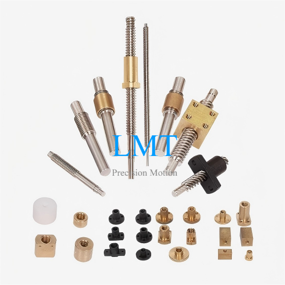 Tr4.5x0.8 Diameter 4.5mm Lead 0.8mm T4.5 Miniature Lead Screw and Nut ROHS Compliant Tr4.5x0.8 Diameter 4.5mm Lead 0.8mm T4.5 Miniature Lead Screw and Nut ROHS Compliant