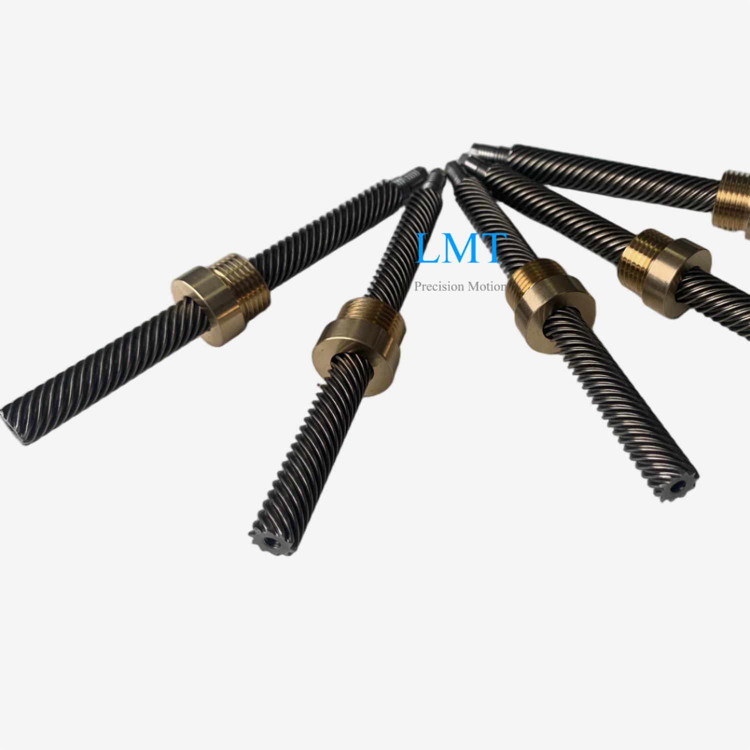 Tr10x25 ROHS Compliant Rolled Lead Screw with Nuts Tr10x25 ROHS Compliant Rolled Lead Screw with Nuts