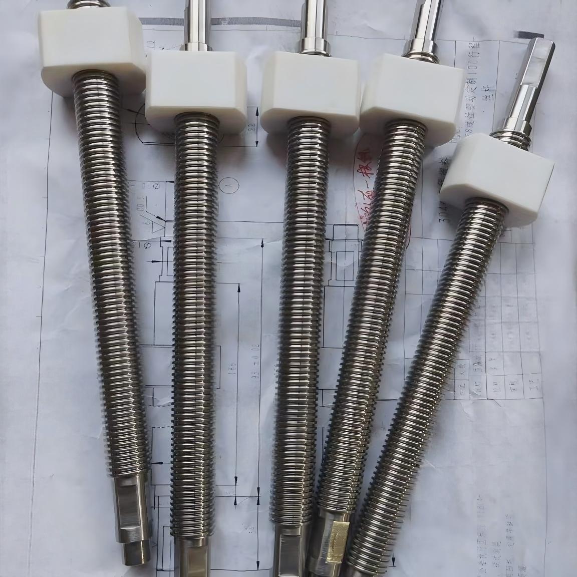 T16 16mm Diameter 2mm Lead Tr16x2 SUS304 Trapezoidal Lead Screw PTFE Nut T16 16mm Diameter 2mm Lead Tr16x2 SUS304 Trapezoidal Lead Screw PTFE Nut