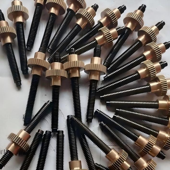 T8 Corrosion Resistance 8mm Tr8x1.5 Trapezoidal Lead Screw And Gear Nuts T8 Corrosion Resistance 8mm Tr8x1.5 Trapezoidal Lead Screw And Gear Nuts