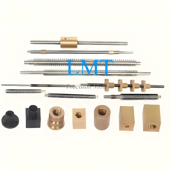 Tr4.5x0.8 Diameter 4.5mm Lead 0.8mm T4.5 Miniature Lead Screw with Nut ROHS Compliant Tr4.5x0.8 Diameter 4.5mm Lead 0.8mm T4.5 Miniature Lead Screw with Nut ROHS Compliant