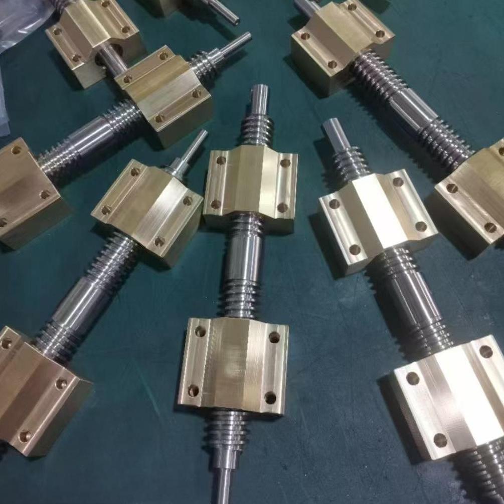 T16 Tr16x4 Right And Left Hand Thread Stainless Steel Lead Screw with Bronze Nut T16 Tr16x4 Right And Left Hand Thread Stainless Steel Lead Screw with Bronze Nut