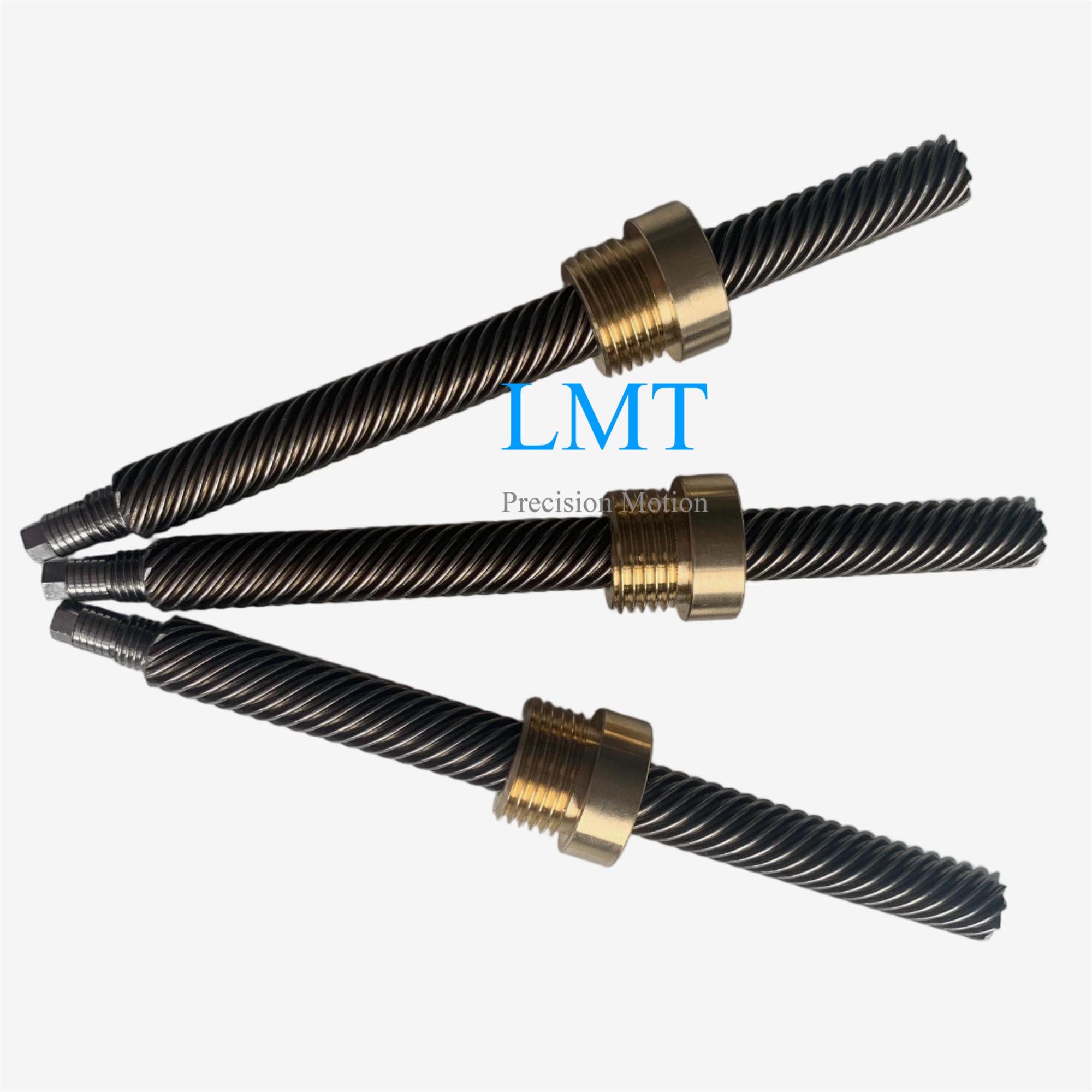 Tr10x25 ROHS Compliant Rolled Lead Screw with Nut Tr10x25 ROHS Compliant Rolled Lead Screw with Nut
