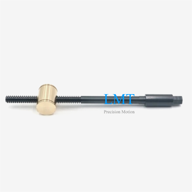 T6x4 Teflon Coated Trapezoidal Lead Screw and Tr6x4 Round Nut T6x4 Teflon Coated Trapezoidal Lead Screw and Tr6x4 Round Nut
