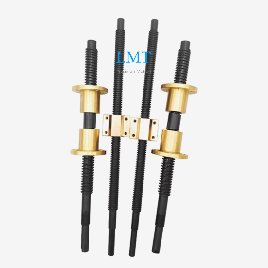Tr18x4 Bidirectional Screw 4mm Pitch Single Thread Start T18 Twin Lead Screw with Nuts Tr18x4 Bidirectional Screw 4mm Pitch Single Thread Start T18 Twin Lead Screw with Nuts