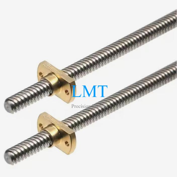 10mm Diameter 4mm Lead Tr10x4 Trapezoidal Lead Screw with Nut 10mm Diameter 4mm Lead Tr10x4 Trapezoidal Lead Screw with Nut
