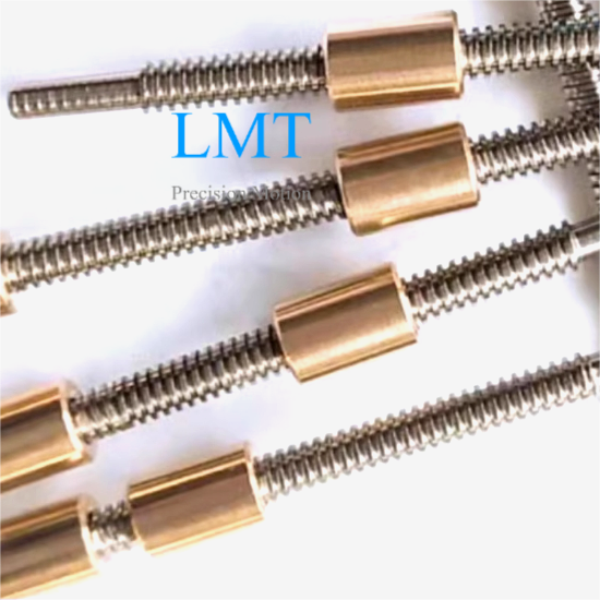 Tr10x2 Bidirectional Screw 2mm Pitch Single-threaded Start T10 Twin Lead Screw and Nut Tr10x2 Bidirectional Screw 2mm Pitch Single-threaded Start T10 Twin Lead Screw and Nut