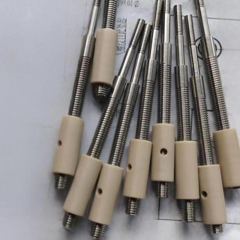 6mm Diameter 1mm Lead Tr6x1 T6x1 SUS304 Lead Screw with PEEK Round Nut 6mm Diameter 1mm Lead Tr6x1 T6x1 SUS304 Lead Screw with PEEK Round Nut