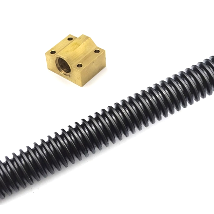 Tr28x5 Diameter 28mm Lead 5mm Trapezoidal Lead Screw And Nut