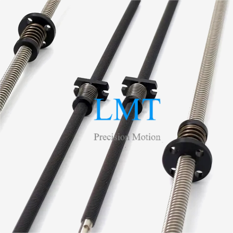 12.7x2.54 Diameter 12.7mm Lead 2.54mm ACME Lead Screw with Anti-backlash Nut