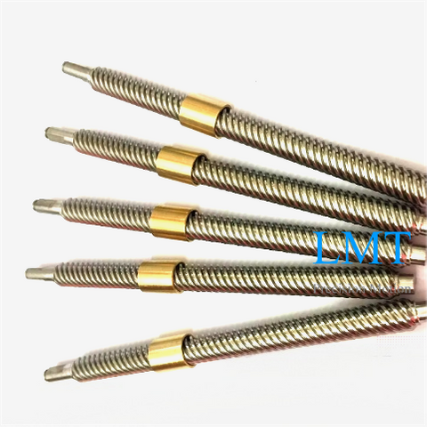 2mm Pitch 6 Thread Starts T12 Tr12x12 Precision Lead Screw with Round Nut 