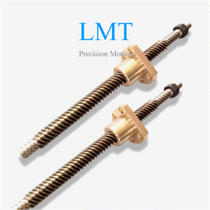T12 Tr12x18 Rolled Lead Screw 3mm Pitch 6 Thread Starts with Flange Nut 