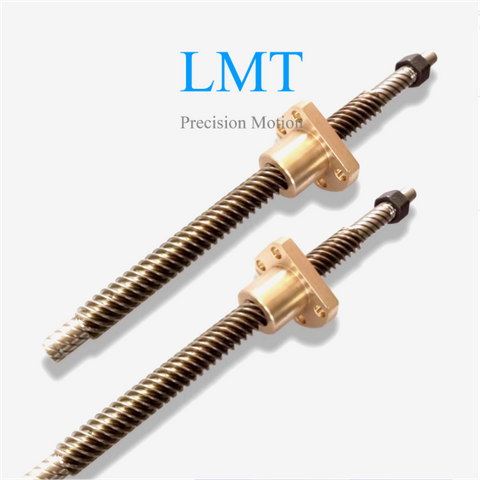 T12 Tr12x18 Rolled Lead Screw 3mm Pitch 6 Thread Starts with Flange Nut 
