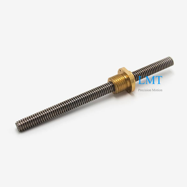 9.525×2.116 Rolled ACME Thread Lead Screw Rod with Nut