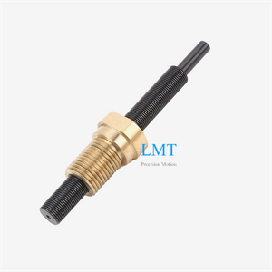 Tr10x0.5 Stainless Steel Lead Screw 0.5mm Pitch T10 Screw with Bronze Nut ROHS Compliant