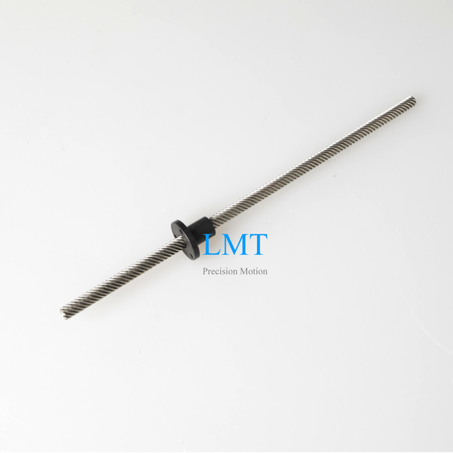 Tr8x15 ROHS Compliant Rolled Smooth Lead Screw with Nut
