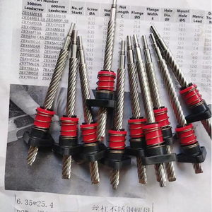 Diameter 6.35mm Lead 25.4mm Tr6.35x25.4 T6.35x25.4 Lead Screw with POM Anti-backlash Nut