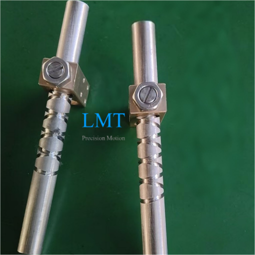 Diameter 40mm Lead 40mm Level Winder Self Reversing Screw And Square Block Nut