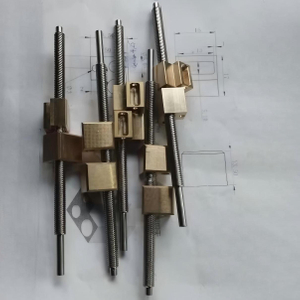 6mm Diameter T6x6 Tr6x6 SUS304 Right And Left Hand Thread Lead Screw with Nut