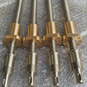 Diameter 18mm Lead 4mm Tr18x4 C45 Lead Screw And Bronze Flange Nut