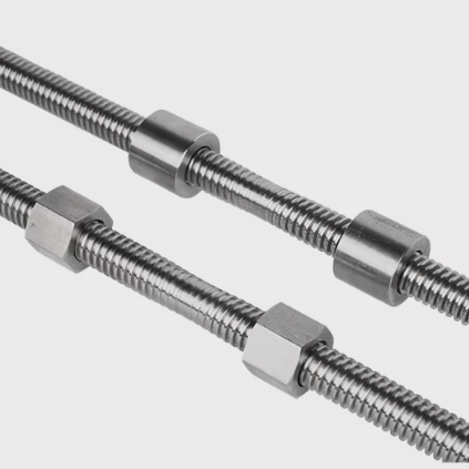 OD 10mm Lead 4mm Right And Left Hand Thread Tr10x4 Lead Screw And Round Nut