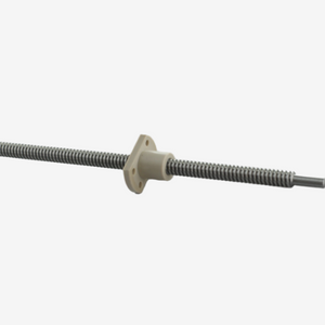Wear-resistant T10x3 Stainless Steel Lead Screw And PEEK Flange Nut