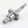 Diameter 14mm Pitch 2mm Custom Shaft End 1402 Ball Screw And Flange Nut