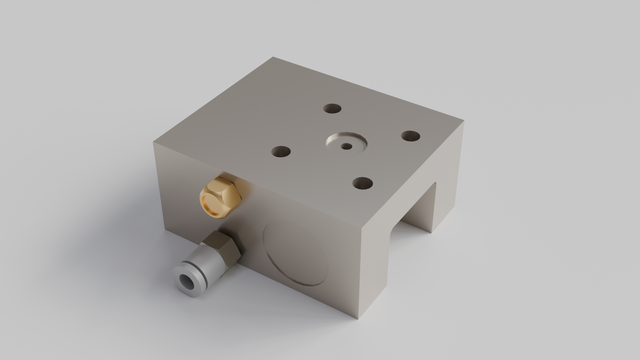 Slender type pneumatic normal open rail clamps