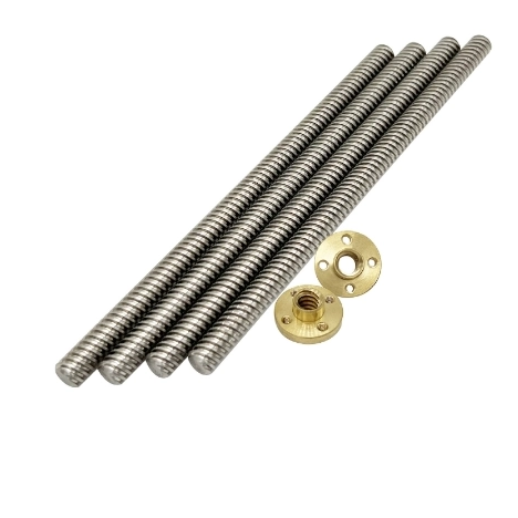 Diameter 8mm Lead 8mm T8x8 Trapezoidal Screw