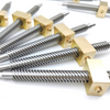 Tr6x12 Compact Custom Trapezoidal Lead Screw with 6x12 Nut