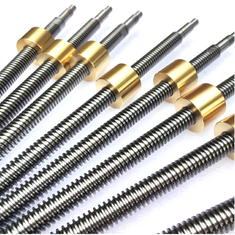 Tr24x10 Dia 24mm Lead 10mm Trapezoidal Screw & Nut