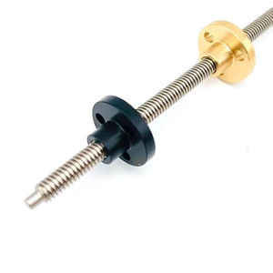 Tr6x1.5 Rolled Lead Screw with Round Flange Nut