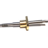 Tr6.35×3 Dia 6.35mm Lead 3mm Trapezoidal Screw with Nut