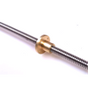 Tr10x0.5 Dia 10mm Lead 0.5mm Custom Lead Screw And Nut