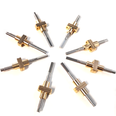 Tr6x2 Bidirectional Trapezoidal Screw with Flange Nut