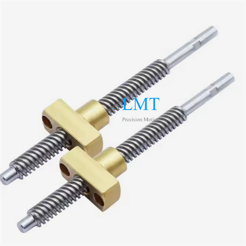 Tr12x8 Diameter 12mm Lead 8mm Rolled Lead Screw with Flange Nut