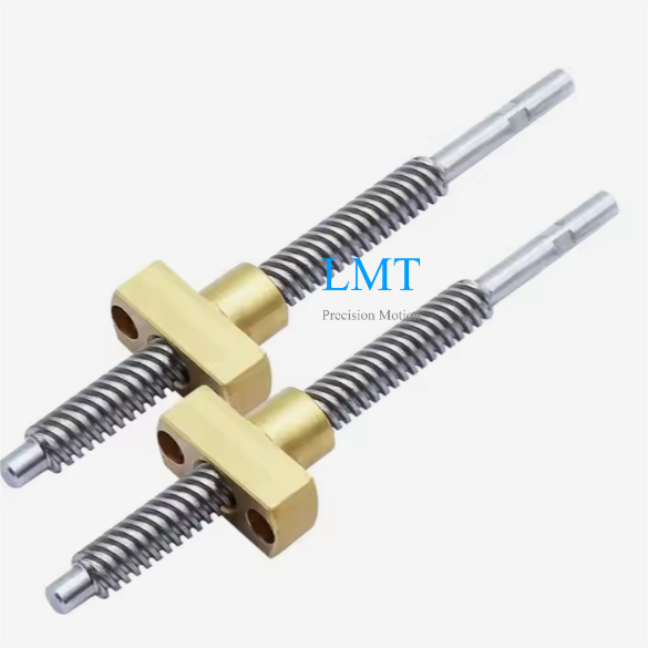 Tr12x8 Diameter 12mm Lead 8mm Rolled Lead Screw with Flange Nut