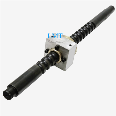 40x24 Diameter 40mm Pitch 24mm Black Oxide Coating Ball Self Reversing Screw with Nut