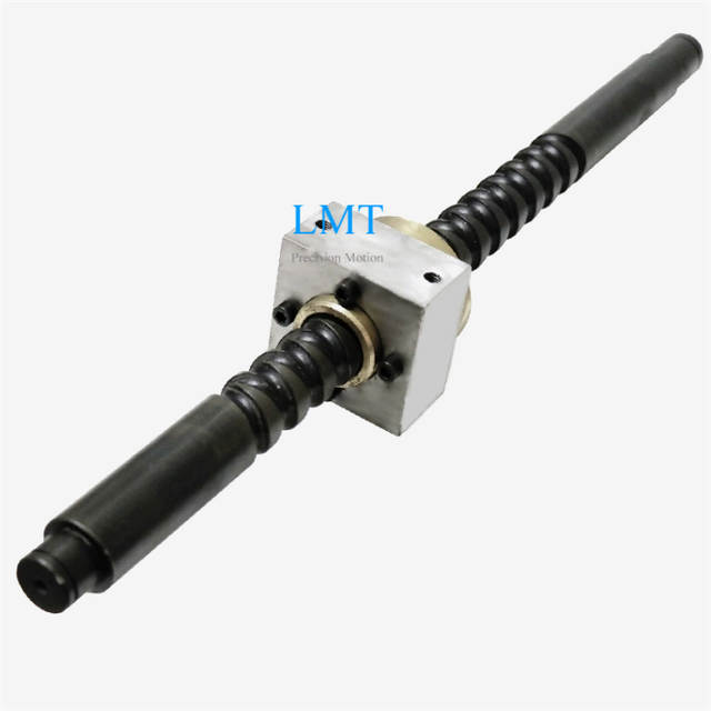 40x24 Diameter 40mm Pitch 24mm Black Oxide Coating Ball Self Reversing Screw with Nut