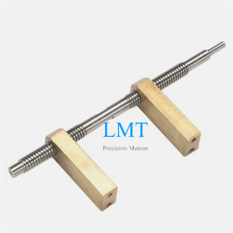 Tr4x1 Right And Left Hand Thread Stainless Steel Lead Screw with Bronze Nut