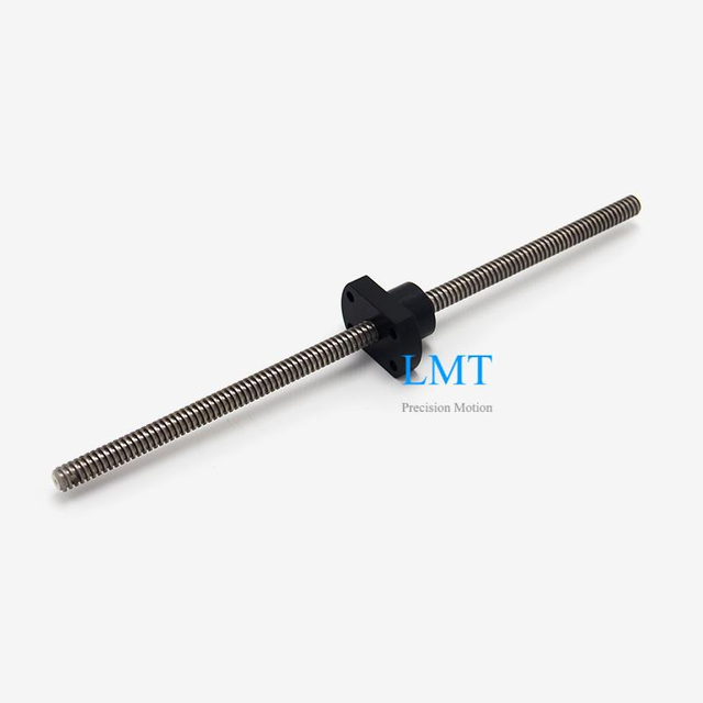 4.76x1.27 Rolled Miniature ACME Lead Screw Rod with Nut