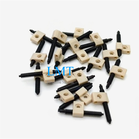 3.5mm Diameter 2mm Lead Tr3.5x2 Lead Screw T3.5 Pitch 1mm 2 Thread Starts with PEEK Nut