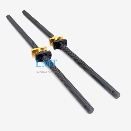 T6 Diameter 6mm Lead 3mm T6x3 Lead Screw Pitch 1.5mm 2 Thread Starts with Nut