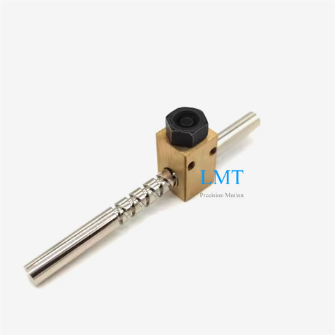 5.8x4.82 Diameter 5.8mm Pitch 4.82mm Stainless Steel Self Reversing Screw with Brass Nut