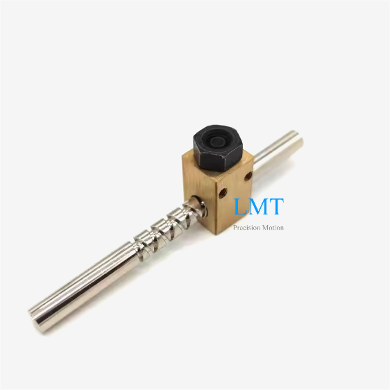 5.8x4.82 Diameter 5.8mm Pitch 4.82mm Stainless Steel Self Reversing Screw with Brass Nut