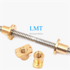 Tr16x4 Bidirectional Screw 4mm Pitch Single Thread Start T16 Twin Lead Screw with Nut